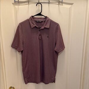 Travis Mathew Dusty Purple Polo Shirt